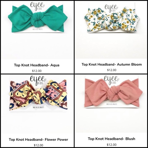 Top knot baby bows by Eyee Kids - Picture 5 of 7